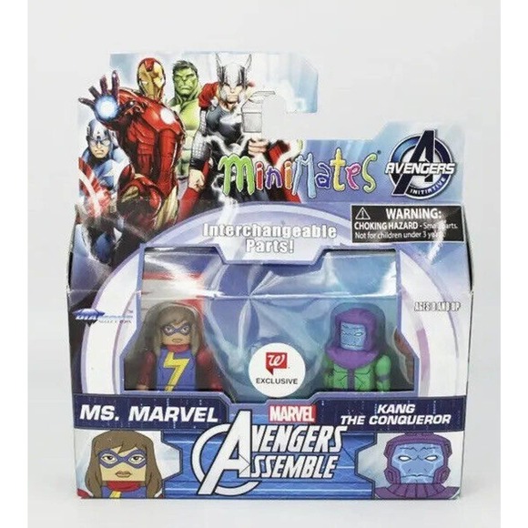 Marvel Minimates Walgreens Exclusive Ms. Marvel & Kang The Conqueror - Picture 2 of 6